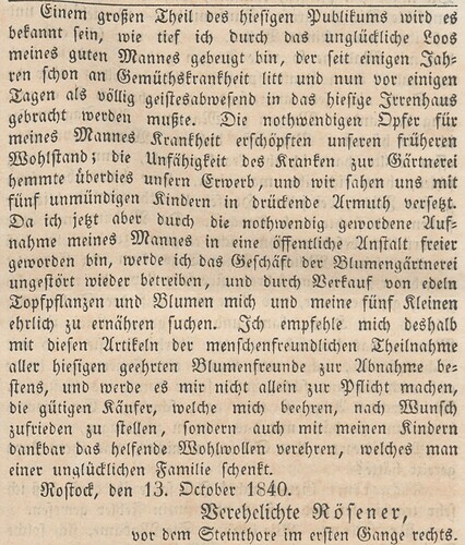 Anzeige 3 in Beilage zu No. 84 (1840)