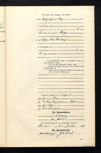 Ida Luise Krüger marriage 1909 page 2