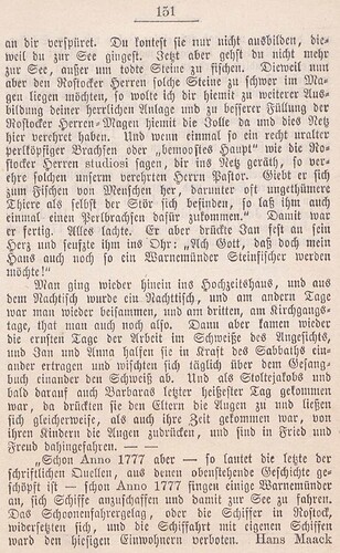 Das Gesangbuch  Warnemünder Geschichte 1864, S_151