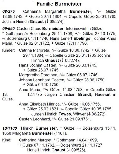 Burmeister in ALU 2206 Band 1