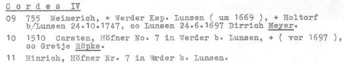 Meier oo Cordes in ALU-Nr. 1428