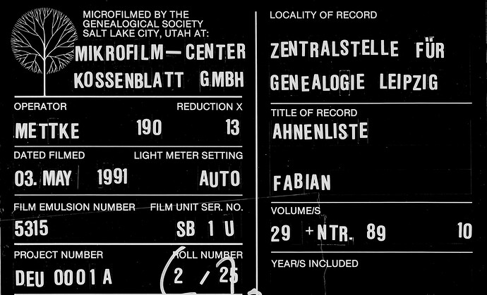 AL 29 u. NTR. 89 FABIAN Film-Nr. 008941580 Aufnahme 157