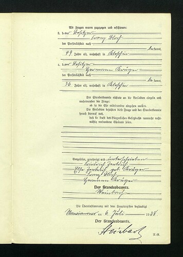 Else Krüger marriage 1928 page 2