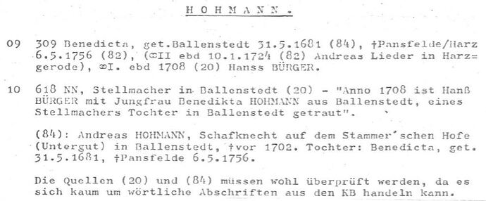 Hohmann in ALU-Nr. 1364