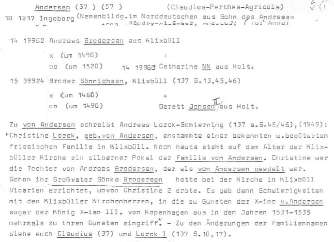Andersen Brodersen in ALU-Nr. 1737