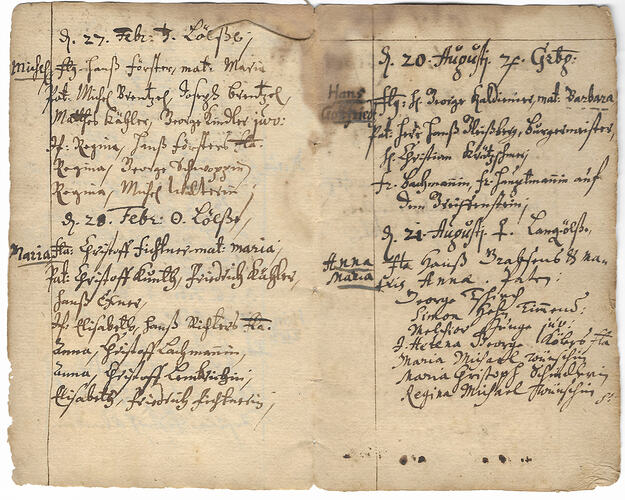 Taufbuch Seite 5 - 28