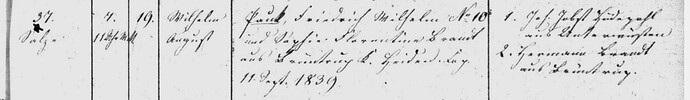Pauk, August Wilhelm  geb. 07.07.1840 - KB-Duplikat Wüsten - Ausschnitt.jpg
