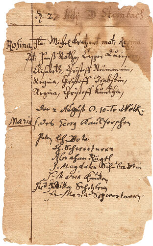 Taufbuch Seite 2