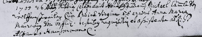 1705 EheReg Eberhardzell MichaelLämmle AnnaMariaMaurer