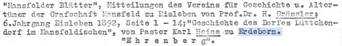 Erdeborn in ALU-Nr. 1152