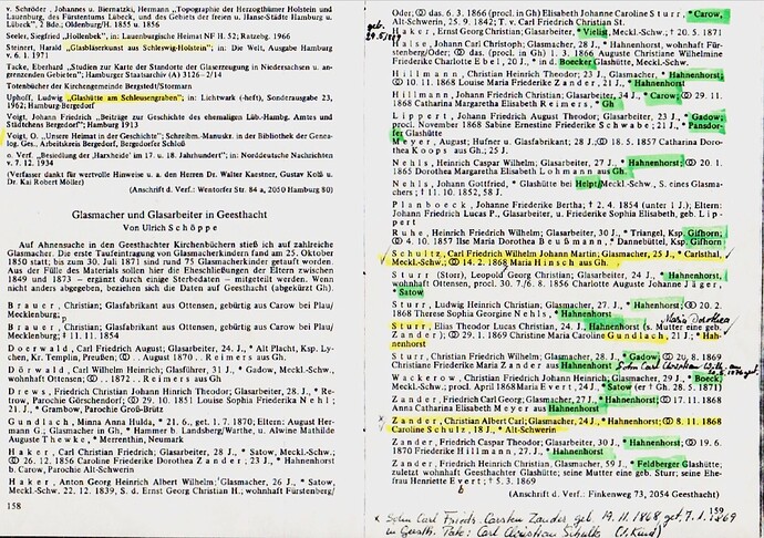 Hahnenhorst 3 in Glasmacher und Glasarbeiter in Geesthacht