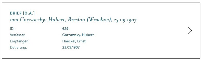 Gorzawsky - Haeckel