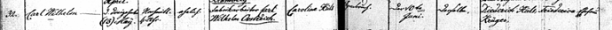 Oestreich-Geburt Carl Wilhelm 1867 KB Barop S. 68