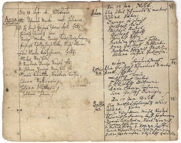 Taufbuch Seite 10 - 23