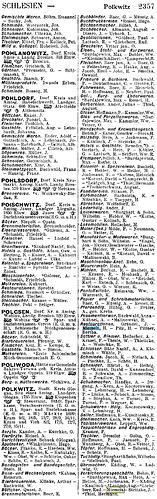 Miemelt aus Polkwitz in Reichsadressbuch für Industrie, Gewerbe und Handel, Band 1, 1898-1899