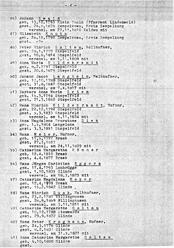 Johann Christian Mausolf, Mossin, Schlochau von Moslof, William_4