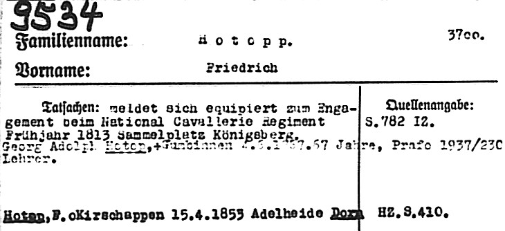 Hotop in Kartei Moeller Nr. 9534